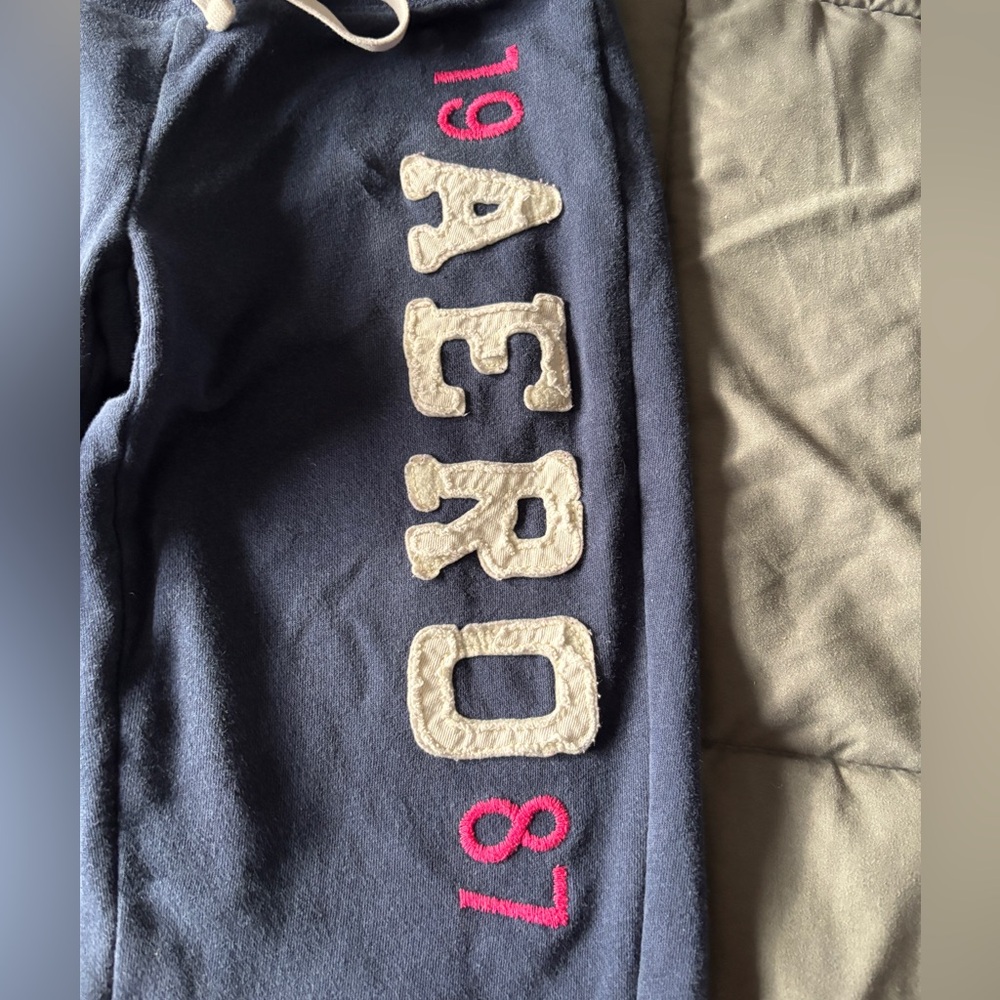 Navy Aero sweatpants - Picture 2 of 5